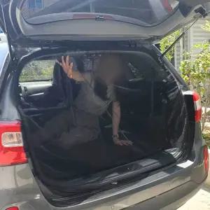 차량용 차박 트렁크 모기장 블랙 방충망 차박모기장 차박 모기장 트렁크