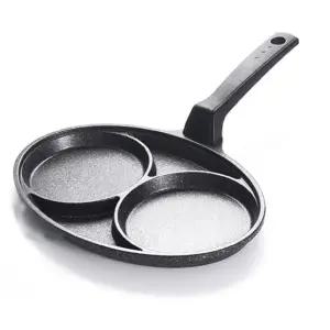 스웨그쿡 계란 후라이팬 에그팬 팬케이크 팬 2구 21cm/에그팬/계란/후라이팬/미니/프라이팬/멀티/팬/에그