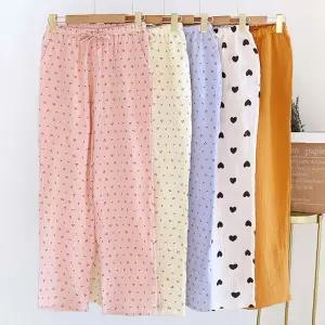 실 홈웨어 여성실내복 여성잠옷 잠옷바지 온모어 여름파자마 실내복 면파자마