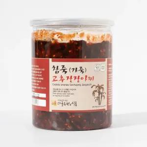 참죽 가죽 고추장장아찌 800g향 독특한 마니아 장아찌 가죽나물 참죽장아찌 가죽장아찌 국산참죽