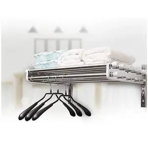 행거 용선반 올스텐 수납 봉선반 벽부착 다목적선반 B형600 [f471377]