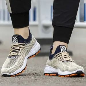 캐주얼 남성 니트 운동화 부드러운 인솔 러닝 키높이 남성운동화 남성러닝화 남성런닝화