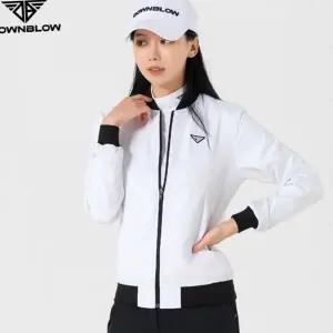 여성 골프 점퍼 기능성 라운딩 여성 골프 점퍼 경량 방풍 바람막이 골프웨어 블루종 자켓
