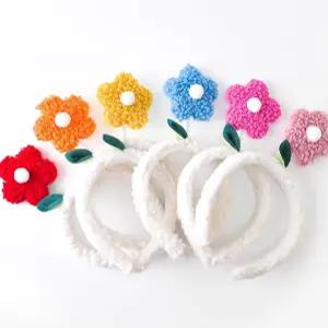 축제 파티용품 생일행사 플라워 밍크 머리띠 귀여운머리띠 어린이집재롱잔치