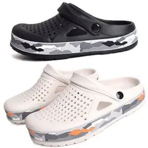 남성 통풍 슬리퍼 데일리 캐주얼 가벼운 남성 여름 슬리퍼 휴가 편안한 미끄럼 남성고 물놀이 아쿠아