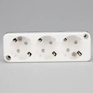 단선용 콘센트 연선용 산업용 가정용 노출 콘센트 전기 부품 안전 멀티 3구 국산