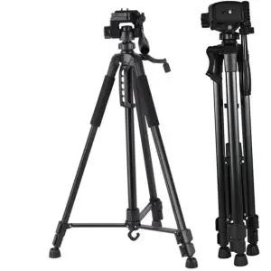 카메라 삼각대 휴대용 다용도 촬영용 스마트폰 삼각대 스탠드 높이 조절 캠핑용 접이식 야외용 콘텐츠