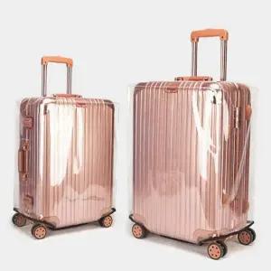 투명 캐리어 커버 여행용 기내용 투명 캐리어 커버 24인치 덮개