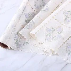 레이스 식탁보 매트커버 퍼플로즈 L WB55-2