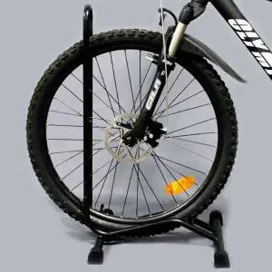 실내 자전거 거치대 스탠드형 이동식 철제 자전거 보관대 접이식 후륜 용품