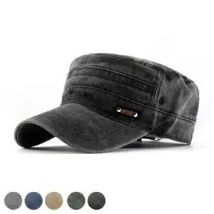 비욘드라이프 빈티지 워싱 디자인 레터링 장식 군모 URD-232