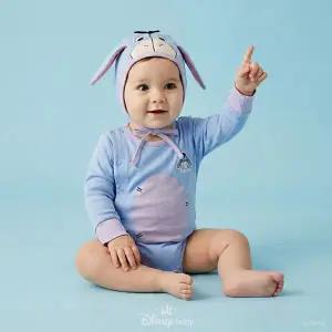 [디즈니베이비](신세계 사우스시티)[26년 봄신상]이요르바디수트(모자)(VIOLET)_79T117505