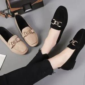 발 편한 로퍼 데일리 임산부 스웨이드 여성 로퍼 라운드 가을 정장구두 캐주얼 직장인 단화 구두 정장 신발