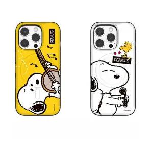 갤럭시 스누피 씽앤쏭 맥세이프 호환 카드도어 범퍼케이스 S26 S25 S24 울트라 플러스 엣지 TC