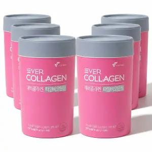 뉴트리 에버콜라겐 타임 비오틴 셀 30포 6통 6개월분 저분자 펩타이드 피쉬 콜라겐