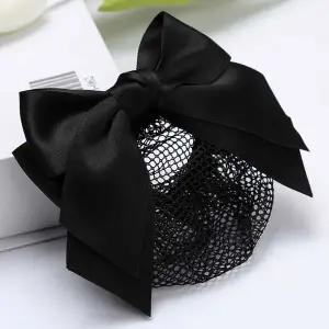 단아한 834ANN29 묶음 올림 머리 간호사 승무원 헤어 망 코디