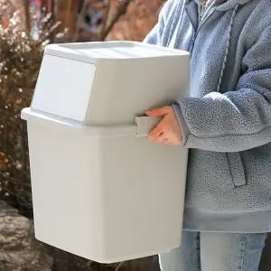 적층 분리수거함 다용도 리빙 재활용 분리수거함 40l 쓰레기통 가정용 공간