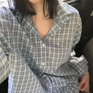 [모코블링]블루밍 체크 셔츠 오버핏셔츠 긴팔셔츠 봄셔츠 카라셔츠 봄옷