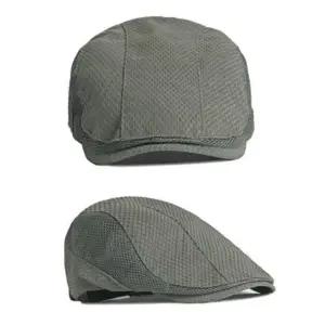 남자 여름 중년 노인 베레모 메쉬 헌팅 캡 모자 어르