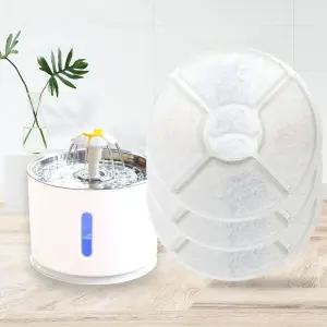 꽃 펫정수기 리필필터 4set 고양이정수기 식기 고양이정수기 고양이식기