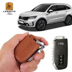스마트키커버 7버튼 차 키케이스 자동차 키커버 천연가죽 쏘렌토MQ4