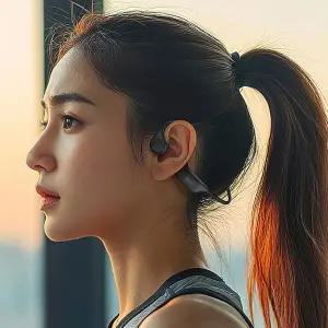 브리츠 BZ-BONE X5 방수 골전도 블루투스 6.0 이어폰 귀걸이형 운동 러닝 런닝 이어폰