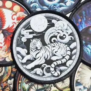 사신도 원형 와펜 패치 제작