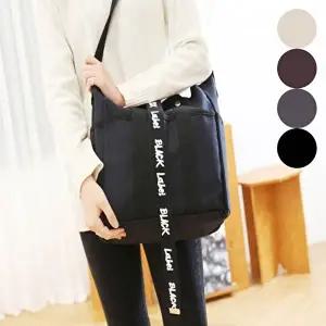 여성가방 와이드 스트랩 숄더백 캔버스 크로스백 수납 가방