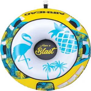 1-4 라이더 옵션이 있는 보트용 에어헤드 블래스트 견인 튜브