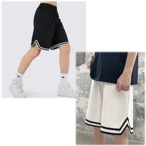 남성 7부 반바지 데일리반 루즈핏 통풍 남성 밴딩 반바지 여름 트레이닝 츄리닝 스포츠 운동복 캐주얼