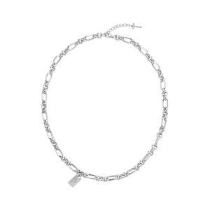 [롯데백화점]티르리르 T 링크 실버화이트 목걸이 HNGMS0002W