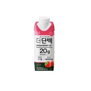 빙그레 더단백 드링크 딸기250ml 6개/단백질쉐이크/유통기한26.06월제품/무배