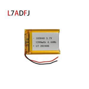 103040 충전식 폴리머 리튬 이온 배터리, MP3 플레이어, 네비게이터 스피커, 보조배터리 DVD, GPS, VR, 3.7