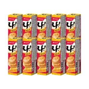 오리온 크림치즈 샌드 나 77g, 10개