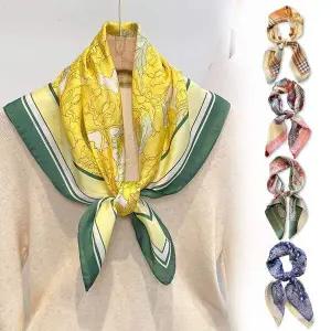 정사각 977HKG29 패턴 데일리 정사각 실크 쁘띠 스카프 17종