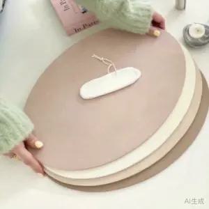 르앤미 시시호시 르엔미 가죽 트레이 오벌 테이블매트