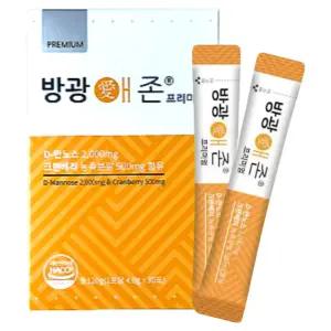 방광애존 프리미엄 크랜베리 D 만노스 30포 1박스 30회분 선물 돌잔치 다과 어버이 날 결혼식 티백