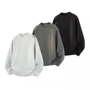 쉬헐크 빨강 남자 빈티지 기모 라운드 자수 부클 맨투맨 한정 티 긴팔티 로고 톱 벌집 KKE1