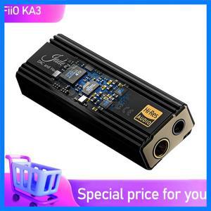 FiiO KA3 휴대용 USB DAC 헤드폰 앰프 ES9038Q2M 칩 32Bit/768kHz DSD512 안드로이드 iOS Mac 창용 3.5/4.4
