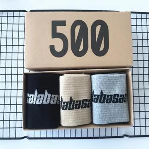 남녀공용 힙합 양말, 선물, 코튼 칼라바사스 타이드 크루 100% 패션, 3 켤레 1 박스