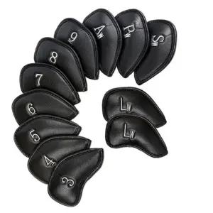 가죽 골프채 골프 클럽 아이언 헤드 커버 12종 세트