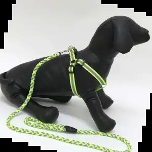 강아지하네스 기능성 반사 리드줄 목줄 강아지 산책 외출 하네스