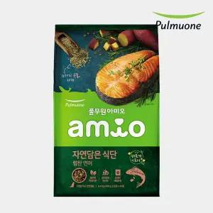 [풀무원]아미오 독 자연담은 식단 강아지 사료 힘찬연어 6.4kg