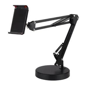 침대핸드폰거치대 탁상용 받참대 원형 ss형 핸드폰 자바라 스탠드형