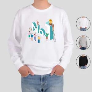 맨투맨 프린팅티셔츠 비즈니스 넘버 원 WRM1+6aQQ