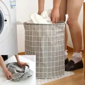[생활] 세탁용 접이식 방수 빨래바구니 빨래수거함 다목적 바스켓