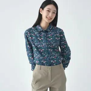 [지센] 여성 코튼 보테니컬 블라우스 LCWSO425_NA