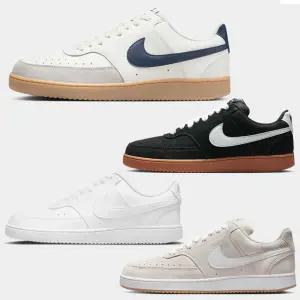 나이키 코트 비전 화이트 블랙 남성 여성 운동화