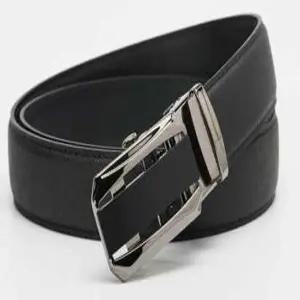 [하프클럽/에스티코]기하학 절개 분체 자동 벨트 블랙 SBEWZ06NJB