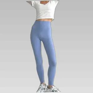 여성 베이직 운동복 하이웨이스트 하의 레깅스 9부